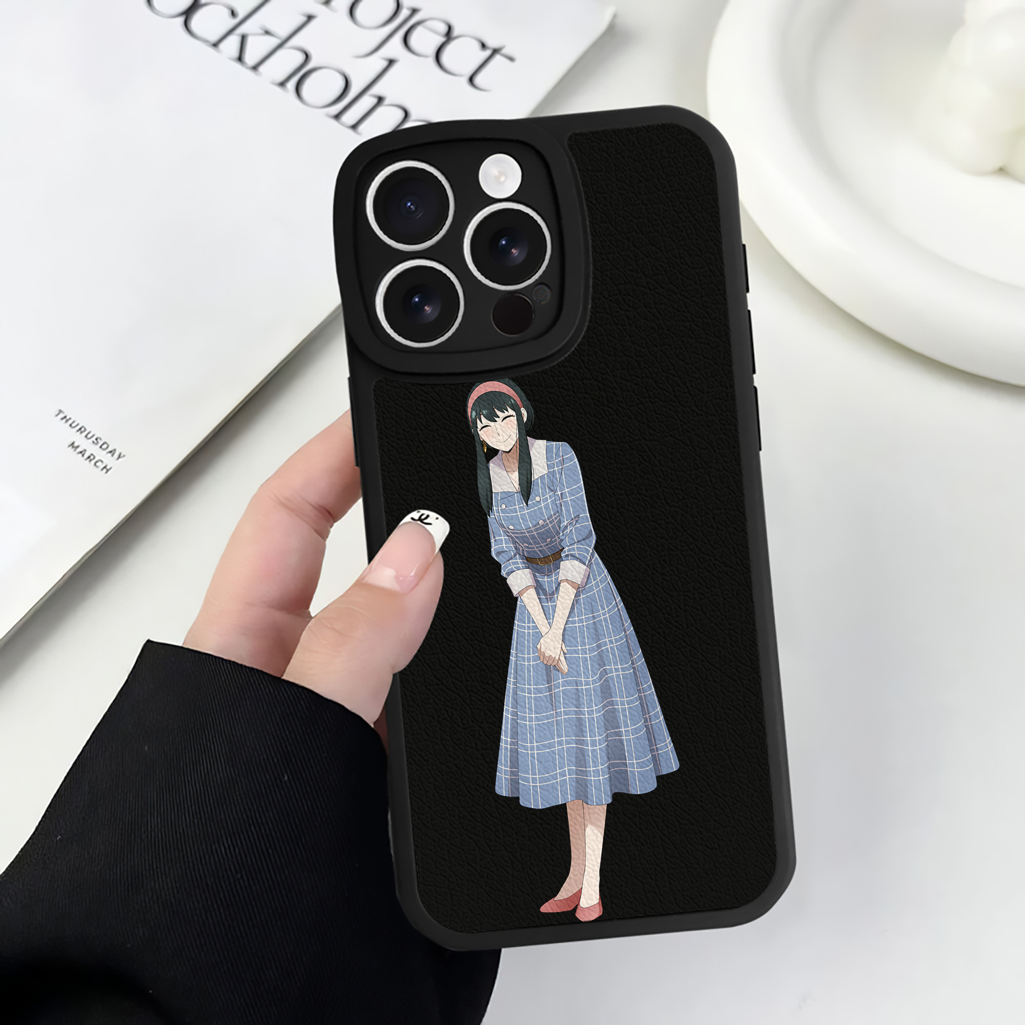 （画像用） SPY×FAMILY间谍家家酒 【iPhone 16シリーズ対応】シリコンスマホケース（レザー調） 材質：シリコン